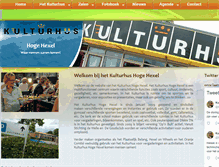 Tablet Screenshot of kulturhushogehexel.nl